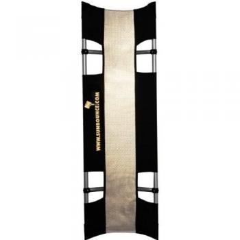 Sunbounce Sun-Strip Mini Reflector (7/17,78 cm, Zigzag Dorado y Plateado, Lado Trasero Blanco, sin Costuras)