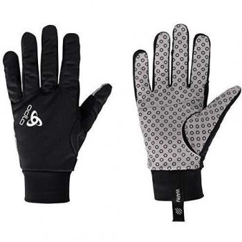 Guantes Odlo Engvik Cálidos para Hombre en color negro, características: aislamiento térmico, diseño ergonómico, material transpirable y resistente al viento