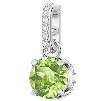 Charm Swarovski Remix, Agosto, Verde Chiaro, Placcatura Rodio
