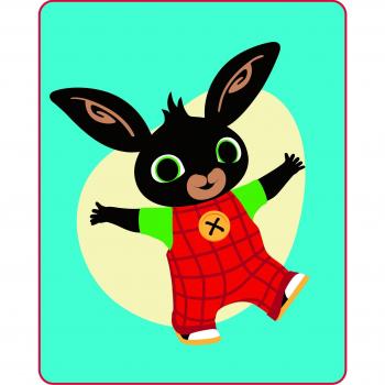 Colorful Bing Bunny Cozy Blanket