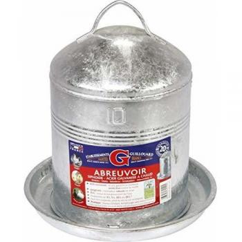 Abreuvoir à eau galvanisé 5 l