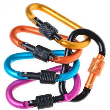 Aluminium Karabiner Haken für Outdoor-Aktivitäten