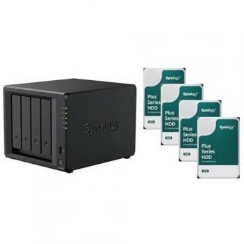 Synology NAS DS425+ – 4 compartiments, 2,5 GbE, 6 Go RAM, 24 To d’hébergement