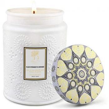 Candela Regalo Mamma – Cera di Soia 18 Oz, Profumata di Arancio