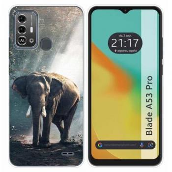 Protector Silicona ZTE Blade A53 Pro – Tema Elefante y Dibujo