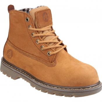 Amblers Safety FS103 Goodyear Welted Lace Up Ladies Safety Boots Brown Size 8