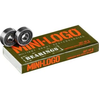 Mini Logo 8 mm Precision Skateboard Bearings – Series 3, 8 Units