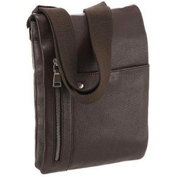 Esquire Brown Leather Shoulder Satchel 21cm