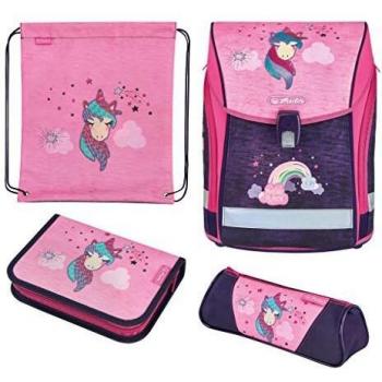 Herzlitz 50025640 Midi Plus Unicorn-Schulranzen, ein Stück, mit Pailletten