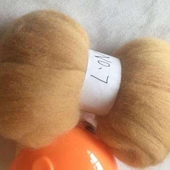 70s Australien Merino Wolle 100% gekämmt für DIY Filzen 100g