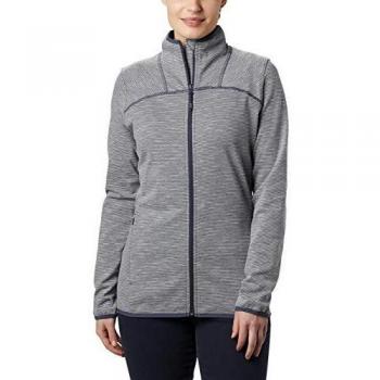 Columbia Dame’s Striped Fleece Jacket Firwood Camp – Vollreißverschluss