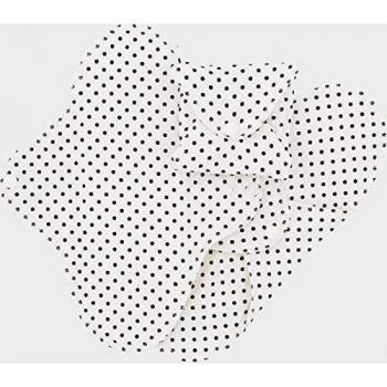 Serviette hygiénique Regular Slim en coton bio 3 unités Black Dots