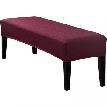 Stretch Jacquard Slipcover for Dining Room Stools