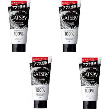 Mandom GATSBY 4×130g Foam Facial Cleanser Pack