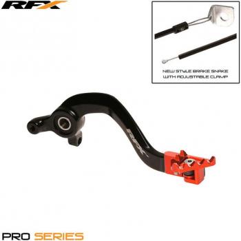 RFX Pédale de frein arrière FLEXI TIP Orange pour KTM SX65
