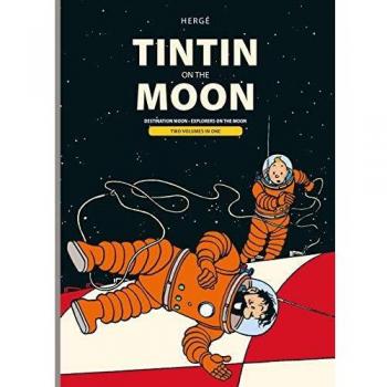 Tintin Moon Bindup: Destination Moon & Explorers on the Moon