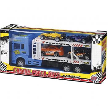 Bisarca con 4 Auto a Frizione Grandi Giochi