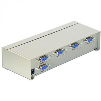 Delock VGA Splitter 4 Poorten Grijs