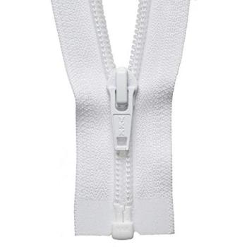 61 cm White YKK Nylon Open End Zip – Groves & Thames