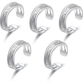 8PCS Summer Toe Ring Jewelry Set for Girls