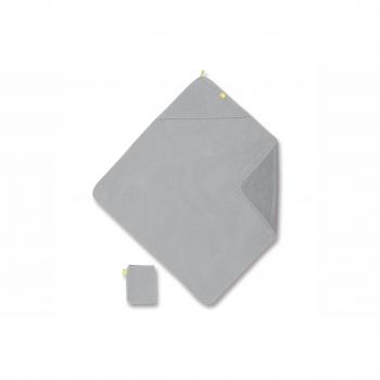 Baby Boum Bambu 92 Kapuzenhandtuch (grizou) – 370Bambu92BU