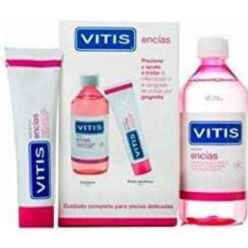 VITIS Encías Pack Pasta Dentífrica 100ML + Colutorio 500ML