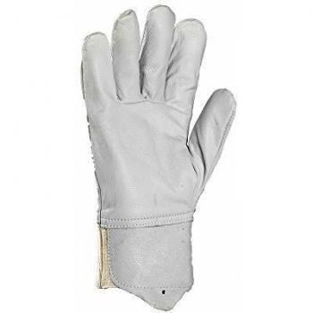 Eurotechnique Guantes de Cuero con Puño de Punto