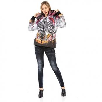 Cipo & Baxx modische Winterjacke für Damen, WM130
