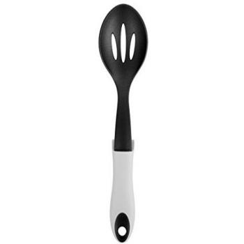 ChefAid Pro‑Grip Slotted Spoon (Rest) – Black