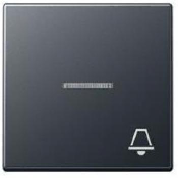 JUNG A590 schakelwip bel symbool antraciet