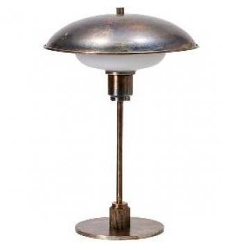 Mesa Luz Decorativa Metálica Marrón – House Doctor