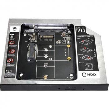 Adaptateur de caddie 13 broches MSATA NGFF B/m-key pour ordinateur portable