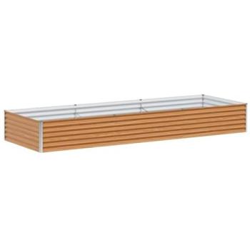 Acier Galvanisé Jardinière surélevée 290 × 100 × 36 cm – Résistante aux Intempéries (vidaxl)