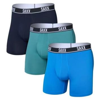 Saxx Boxer Essenziali Performance 3 Unità Mix Colori
