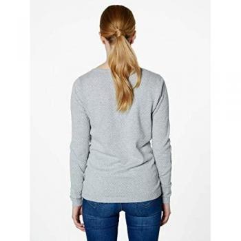 Vero Moda Damen Rundhalspullover aus 100% Bio-Baumwolle VMCARE