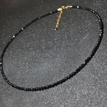 Dames Choker met Zwarte Kralen
