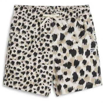 Pantalón corto Puma Downtown Kitten marrón negro mujer