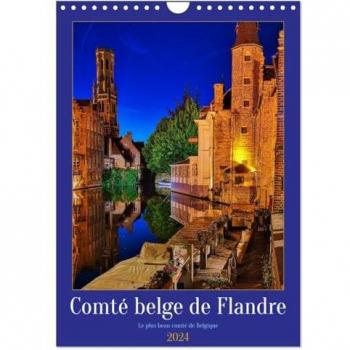 Stenner, Clemens: Comté belge de Flandre (Calendrier mural 2024 DIN A4 horizontal), CALVENDO calendrier mensuel