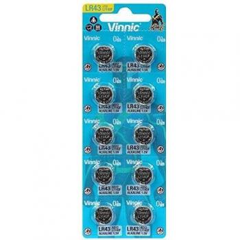AG13 LR44 Vinnic Alkaline batteries G13 L1154F A76