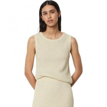 Offwhite Strickpullover von Marc O'Polo Denim, Rundhalsausschnitt, Größe S