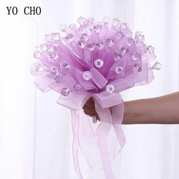 YO CHO Lace Ribbon Wedding Bouquet