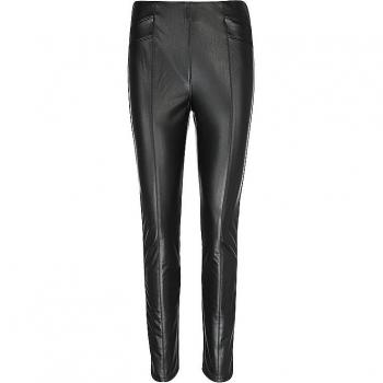 COMMA Lederoptik-Hose schwarz