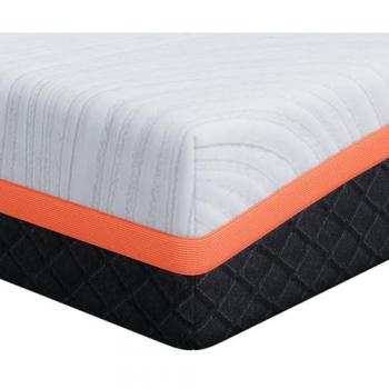 Matelas Ergonomique Blanc et Gris 100 x 200 cm