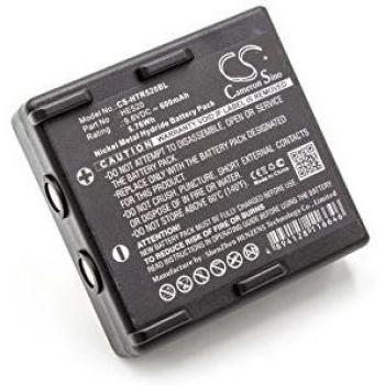 Batterie longue durée vhbw NiMH 600mAh (9.6V) pour télécommande de Grue Remote Control Hetronic Ergo