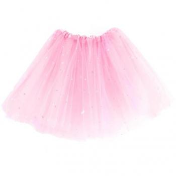 Vestido de Ballet Luminoso: Rosa y Estrellas