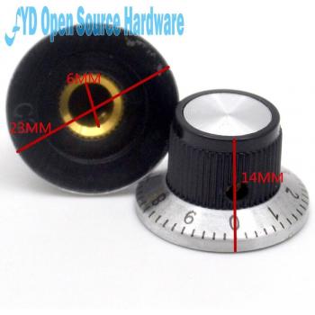 Bouton C3 5 unités – alésage 4 mm, largeur 23 mm, hauteur 14,5 mm
