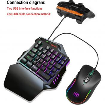 Mouse & Keyboard Gaming USB 3200 DPI