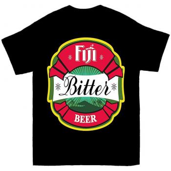 Fiji Bitter Beer – T‑shirt XL noir avec logo RockShark