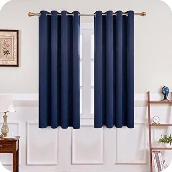 Thermal Curtain Set – 2 Panels, 55x57, Blackout, Royal Blue
