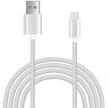Alkaya. iPhone 15 Ladekabel USB-C, geflochten schwarz, 1m, 15W, kompatibel mit Samsung, Xiaomi, Sony, Google, Huawei
